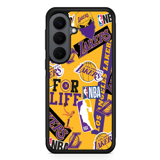 Los Angeles Lakers Aesthetic Samsung Galaxy S26 Plus Case | Slim Rubber Case for Samsung Galaxy S26 Plus