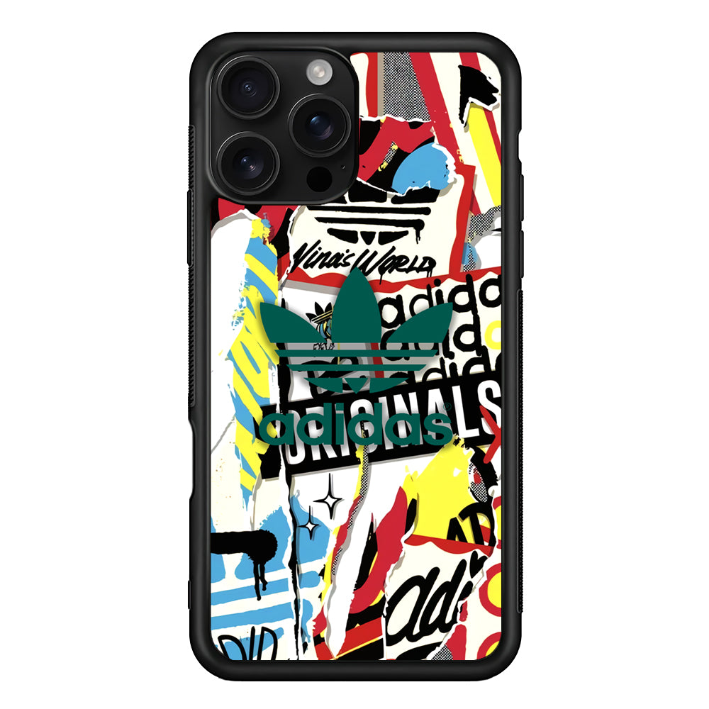 Adidas Paper Brand iPhone 16 Pro Case - Stylish Protective Cover for iPhone 16 Pro