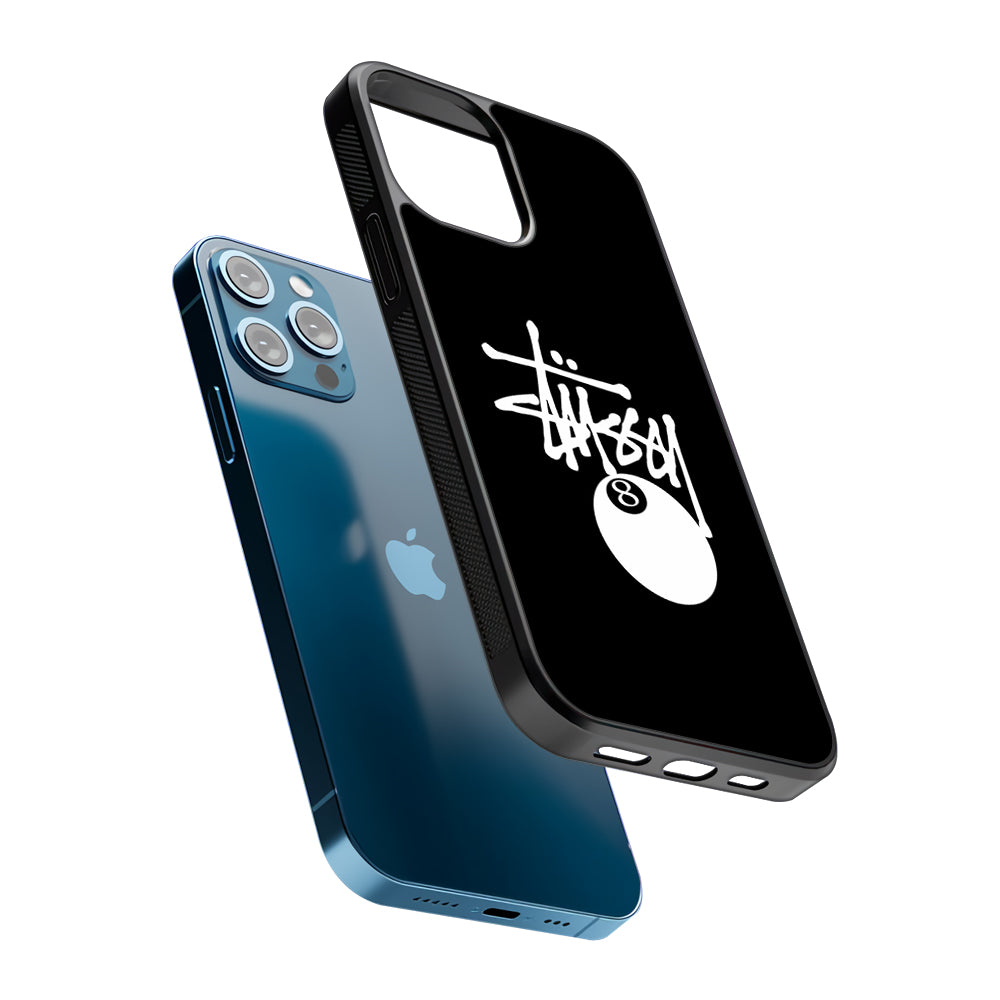 Stussy 8 Pool Ball 2D Rubber Phone Case | Durable Phone Case