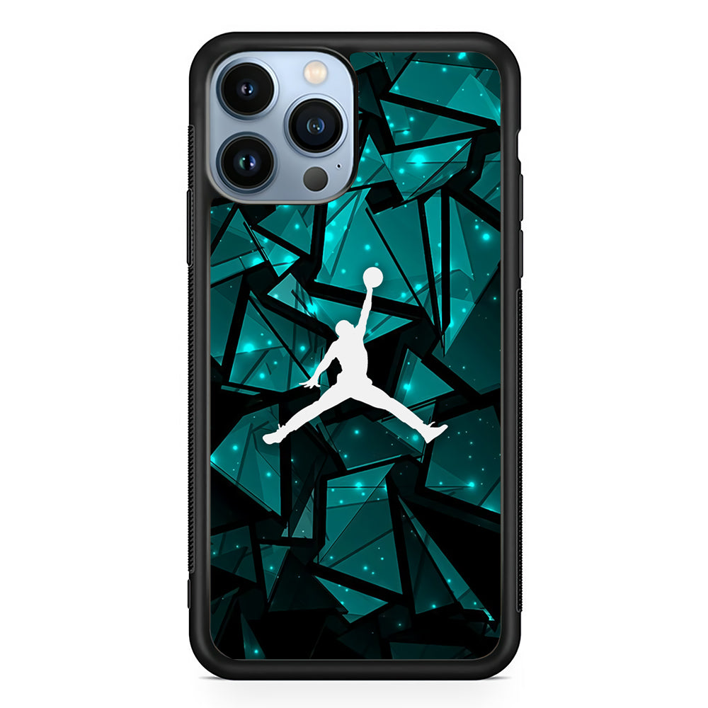 Air Jordan Shards of Crystal 2D Rubber Phone Case | Slim Protective Phone Case