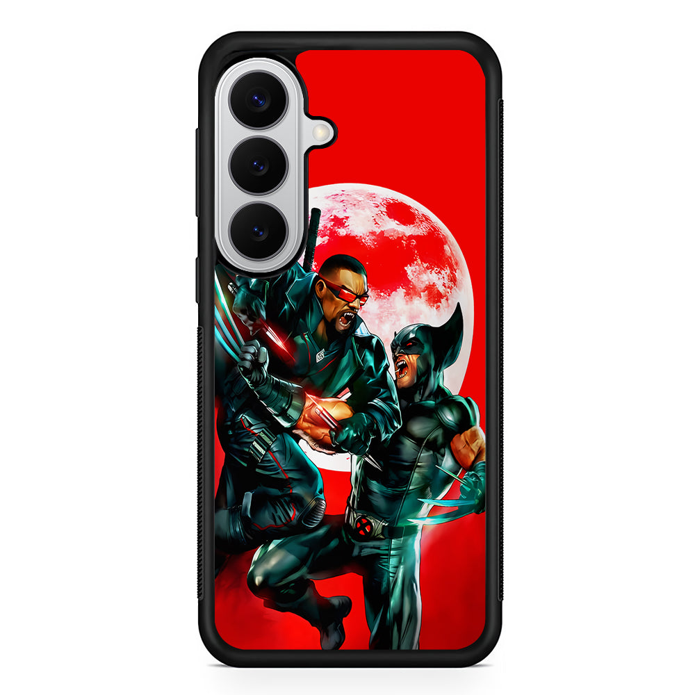 Blade Vampire VS Wolverine Samsung Galaxy S26 Case | Protective Rubber Cover