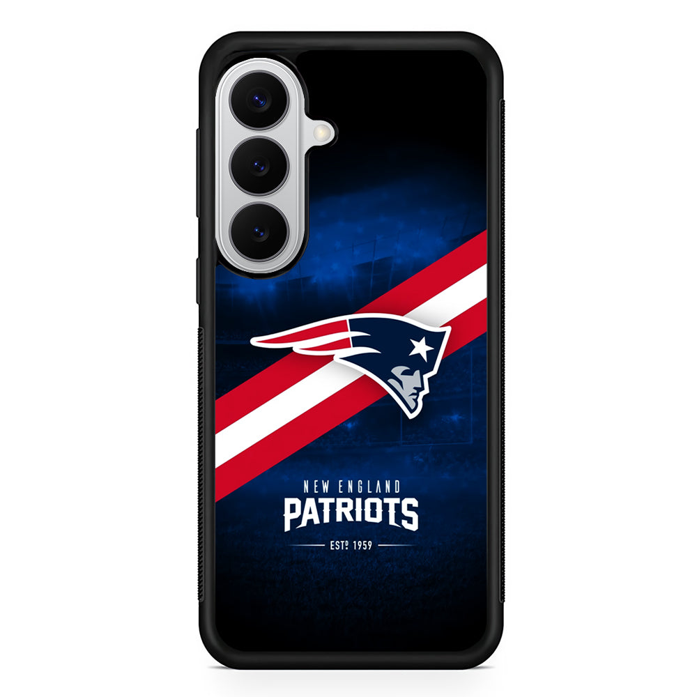 New England Patriots Est 1959 Samsung Galaxy S26 Case | Protective Rubber Cover