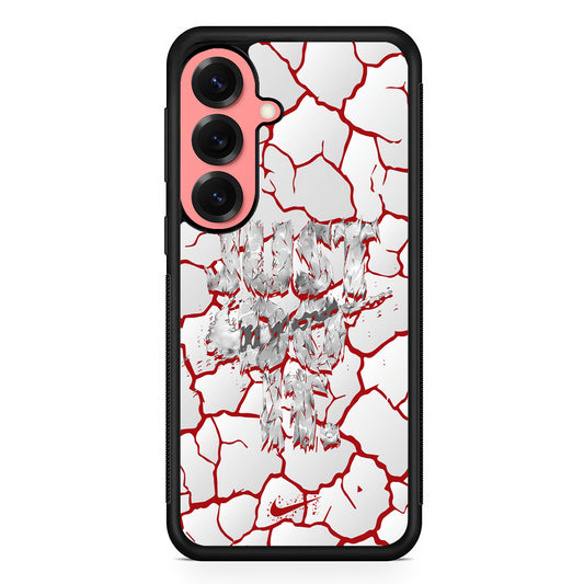 Nike On The Red Crack Samsung Galaxy S25 Case | Slim Protective Cover for Samsung Galaxy S25